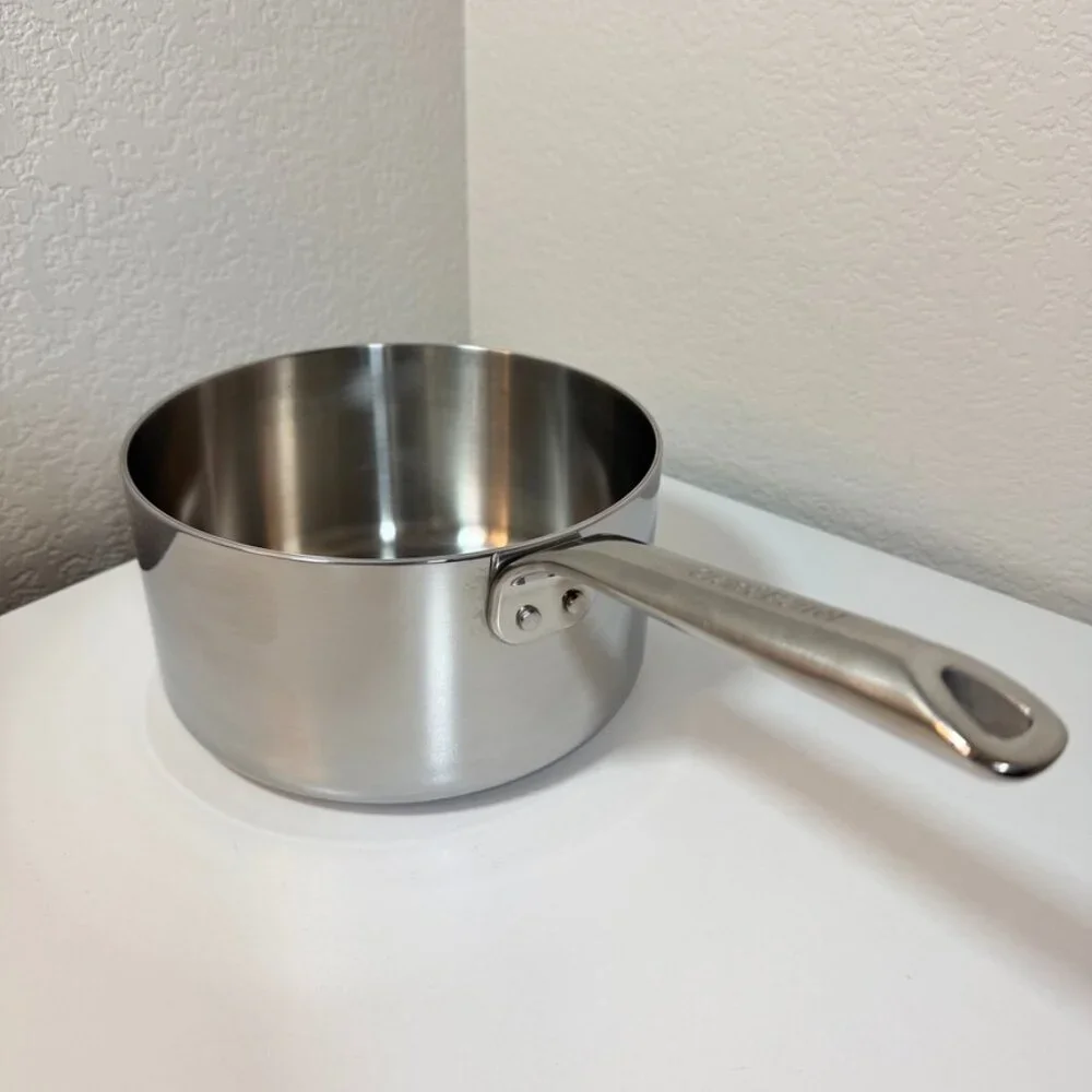 Crate & Barrel EvenCook Core 3.5 Qt. Stainless Steel Saucepan - NO Lid
